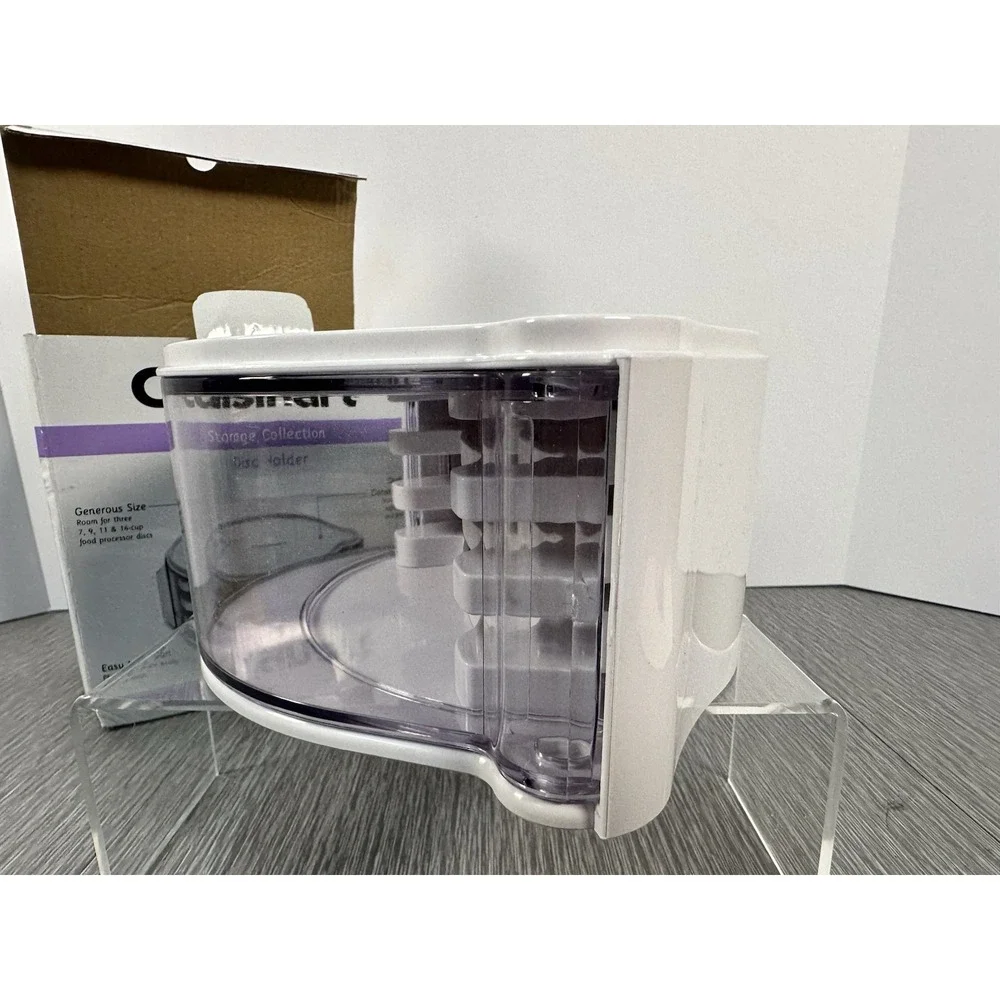 CUISINART Disc Storage HOLDER -Holds Three 7, 9, 11,14 Cup Food Processor DLC-DH